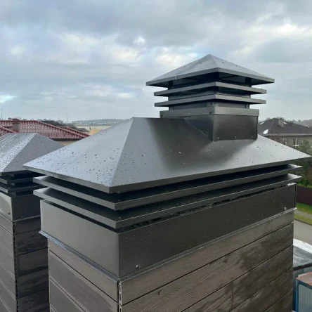 Двухуровневый дымник жалюзи